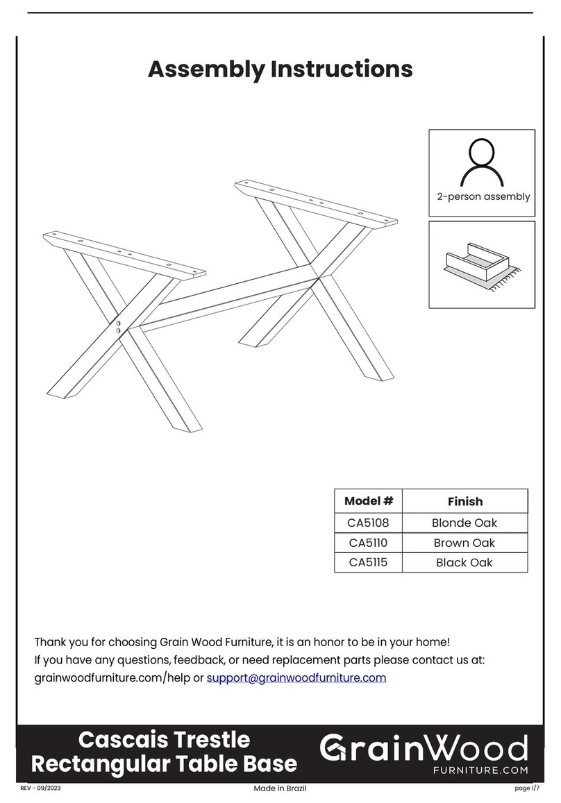 GrainWood Cascais CA5108 Assembly instructions