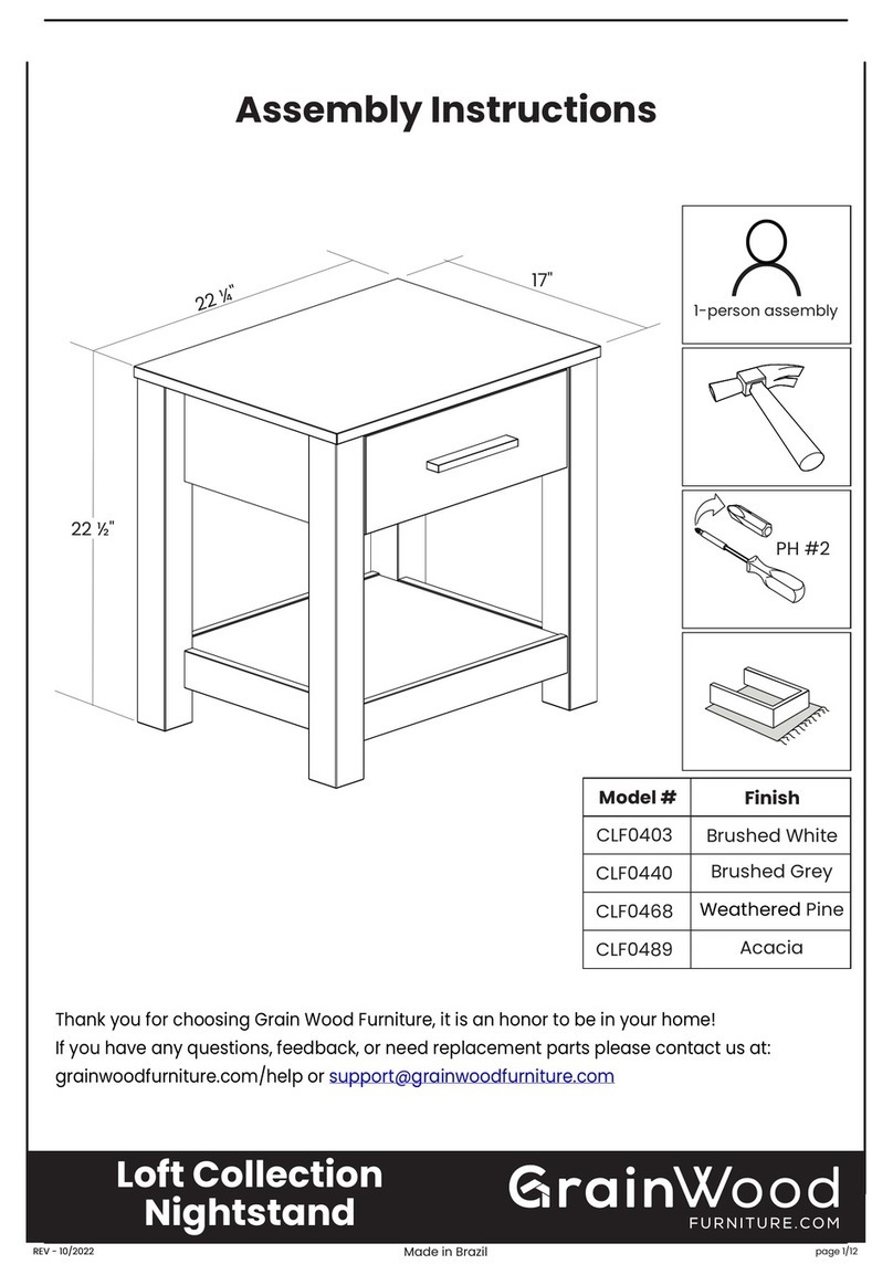 GrainWood Loft CLF0403 Assembly instructions
