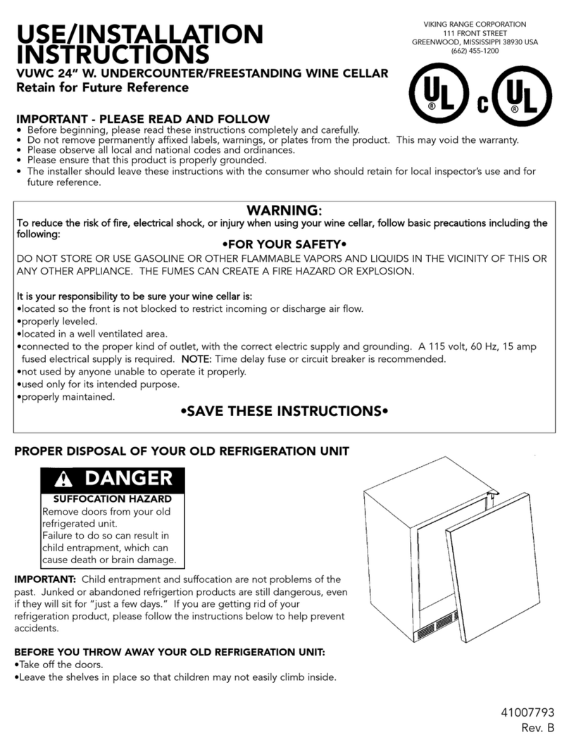 Viking VUWC Technical manual Viking VUWC Technical manual