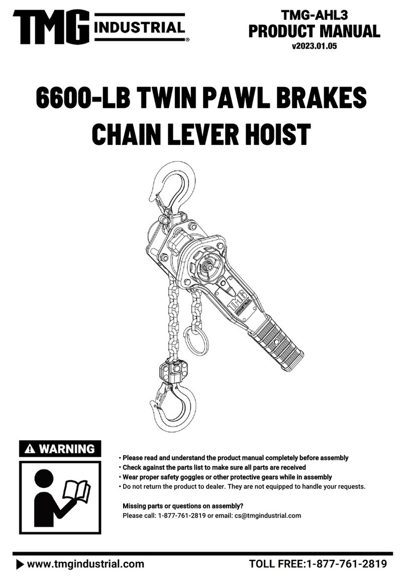 TMG TMG-AHL3 User manual