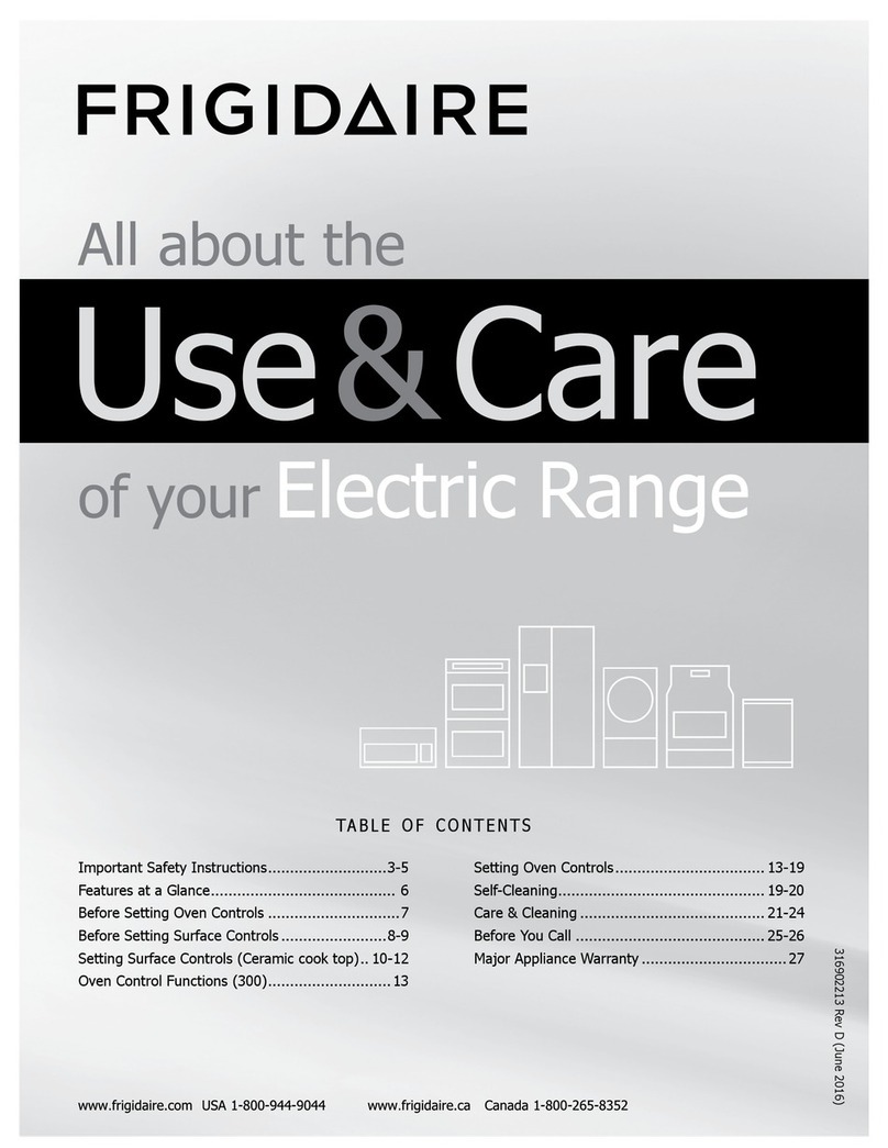 Frigidaire LFEF3017LW Owner's manual