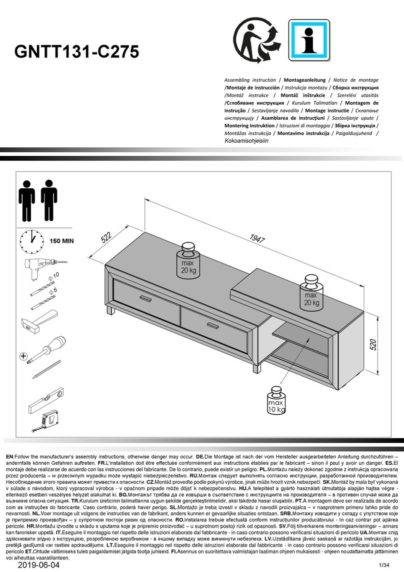 Forte GNTT131-C275 Assembling Instruction