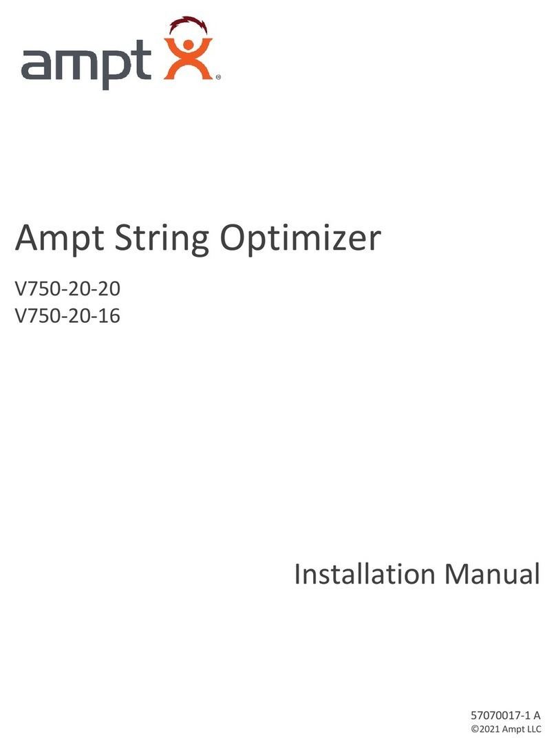 Ampt V750-20-20 User manual