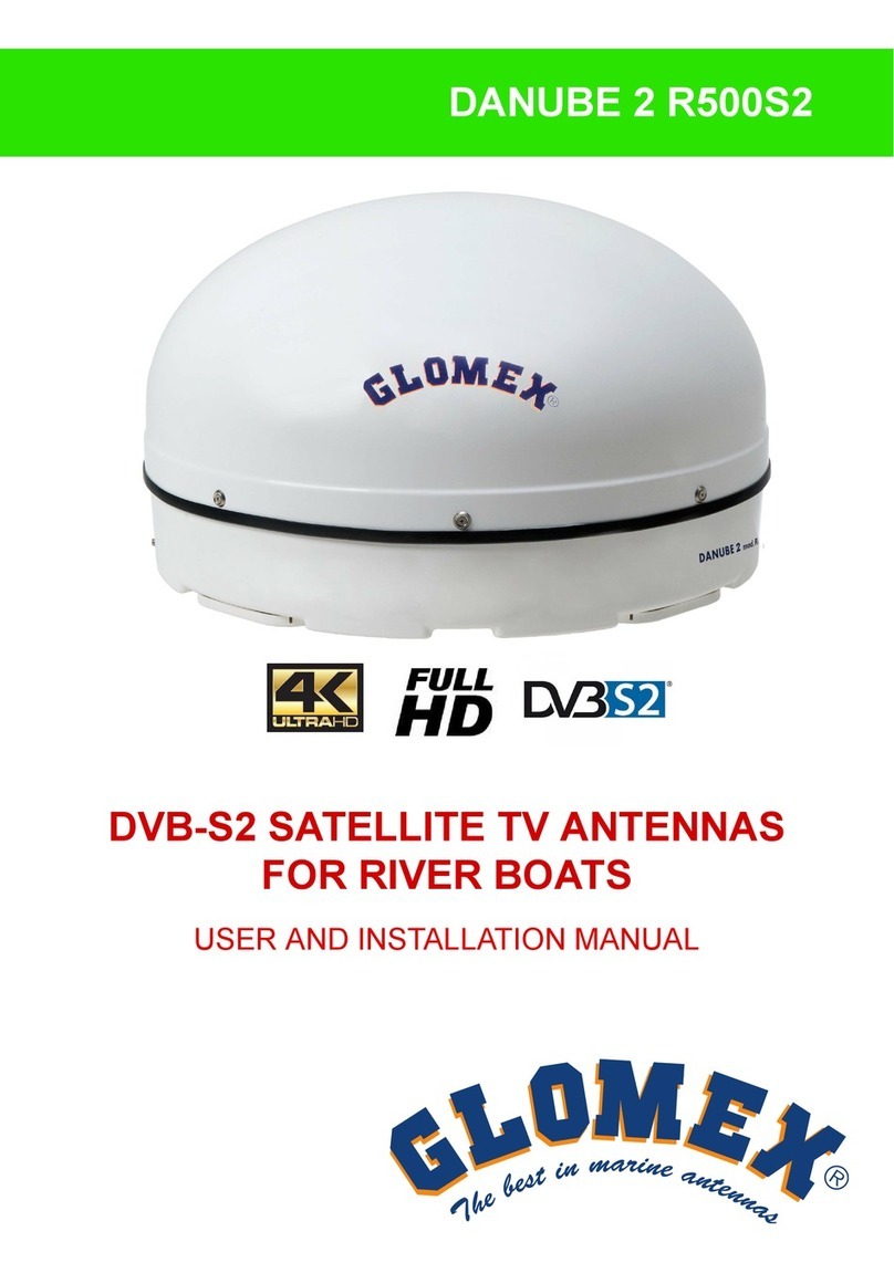 Glomex DANUBE 2 R500S2 User and installation manual