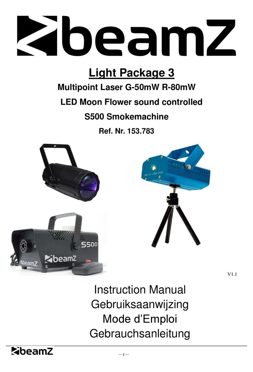 Beamz Light Package 3 User manual