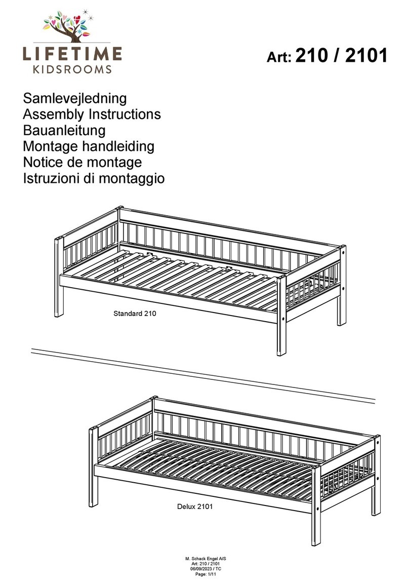 Lifetime Kidsrooms Standard 210 Assembly instructions Lifetime Kidsrooms Standard 210 Assembly instructions