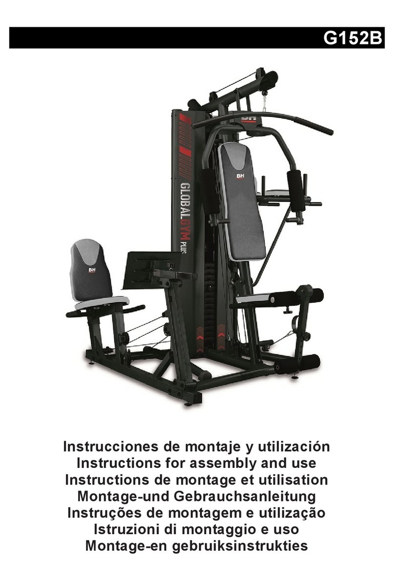 BH FITNESS G152B Instructions for assembly and use