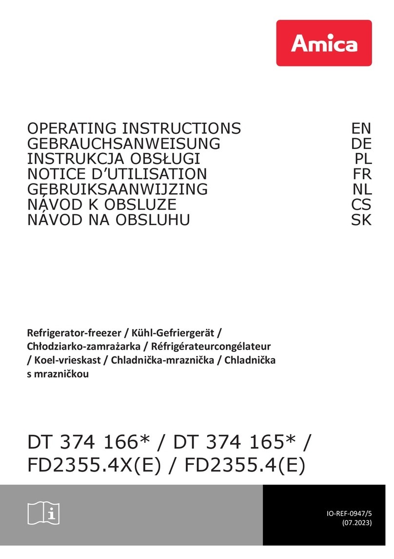 Amica DT 374 166 operating instructions