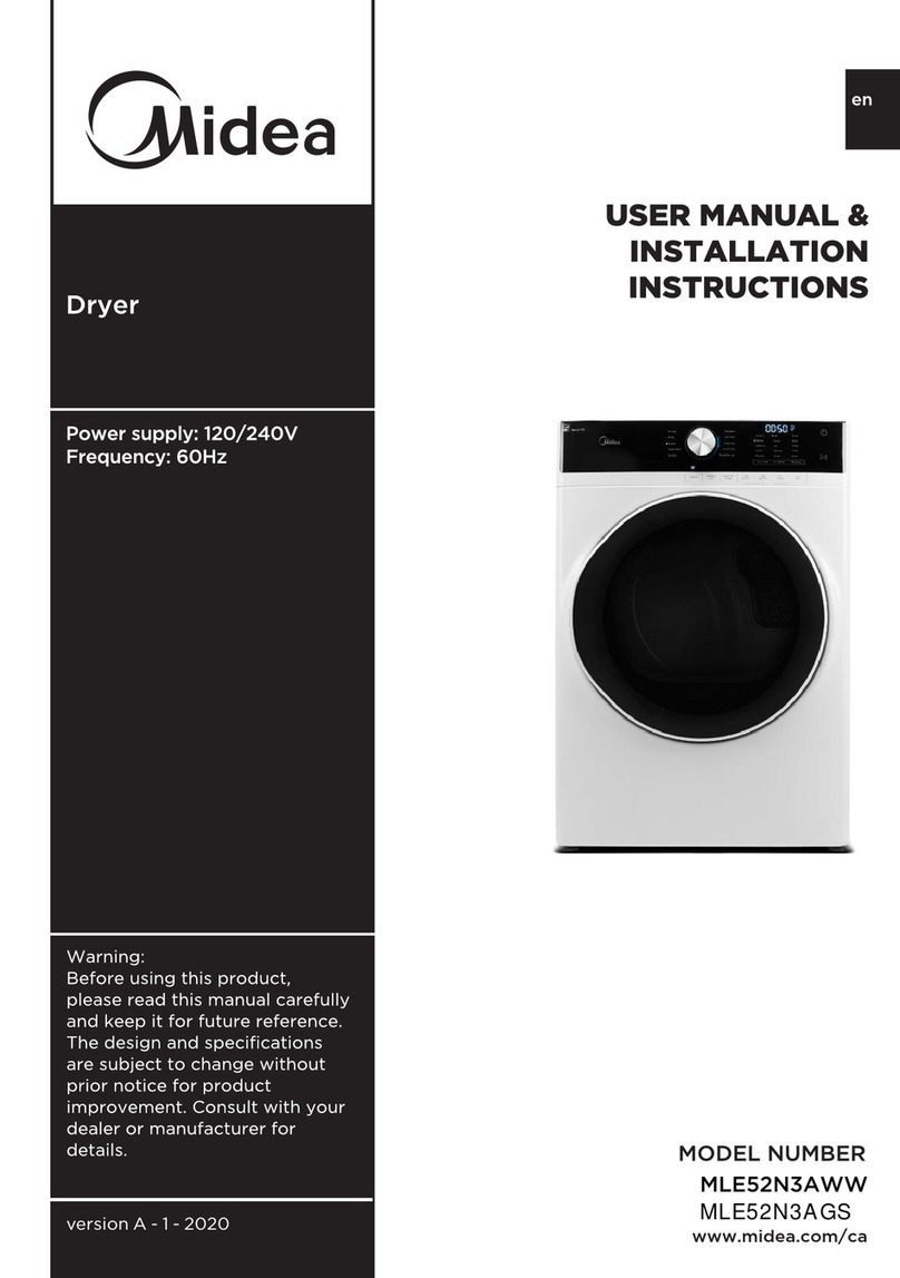 Midea MLE52N3AWW Manual Midea MLE52N3AWW Manual