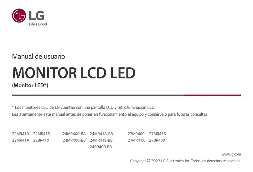 LG 22MR41S User manual