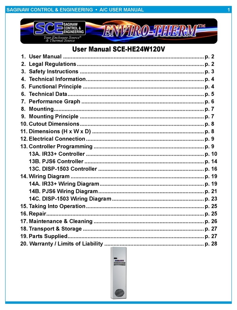 SCE ENVIRO-THERM SCE-HE08W120V user manual