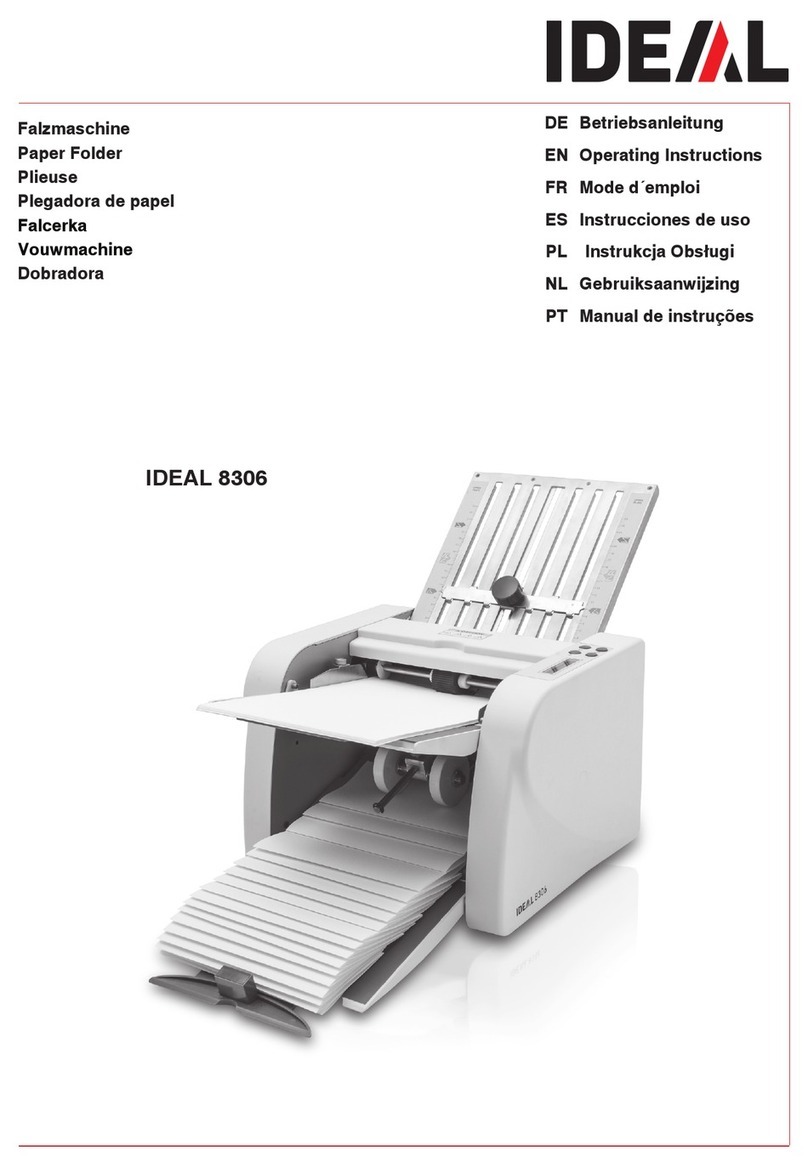 IDEAL 8306 operating instructions