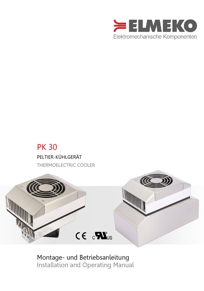 ELMEKO PK 30 Installation and operating manual