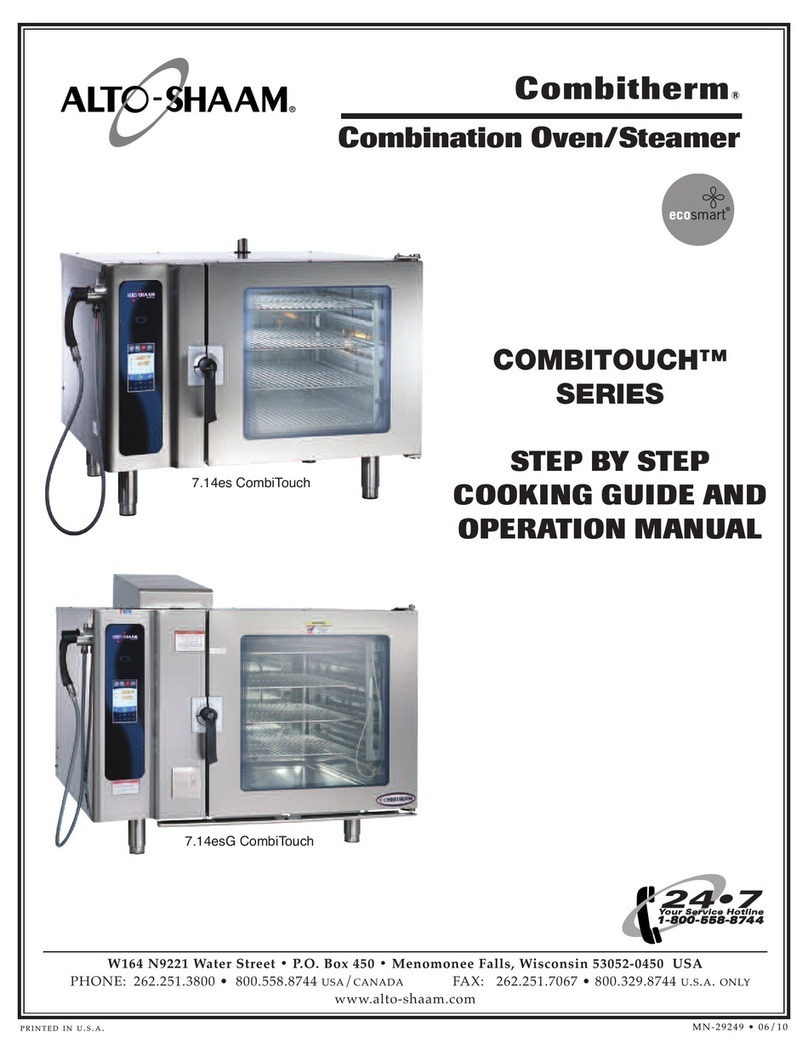 Alto-Shaam Combitherm Combitouch Series Operation manual