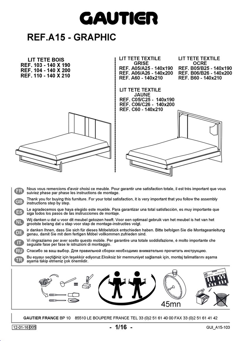 Gautier 103 User manual