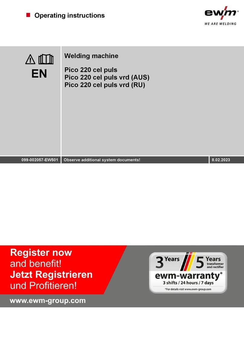 EWM Pico 220 cel puls vrd operating instructions