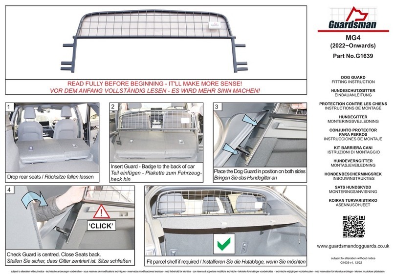 Guardsman G1639 Install guide