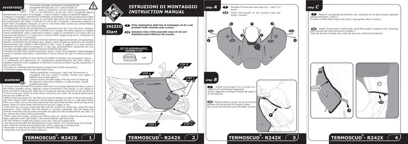 Tucano Urbano TERMOSCUD R242 instruction manual