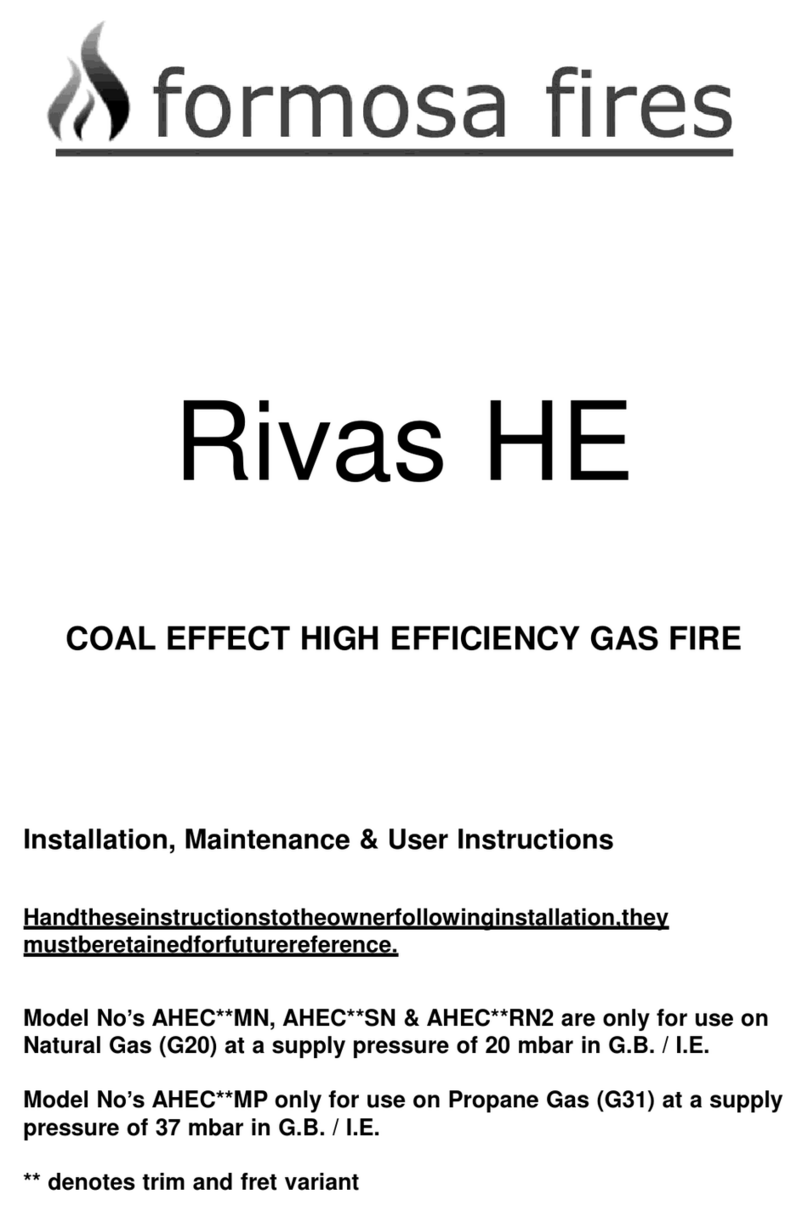 Formosa Fires Rivas HE AHEC MN Series Mounting instructions