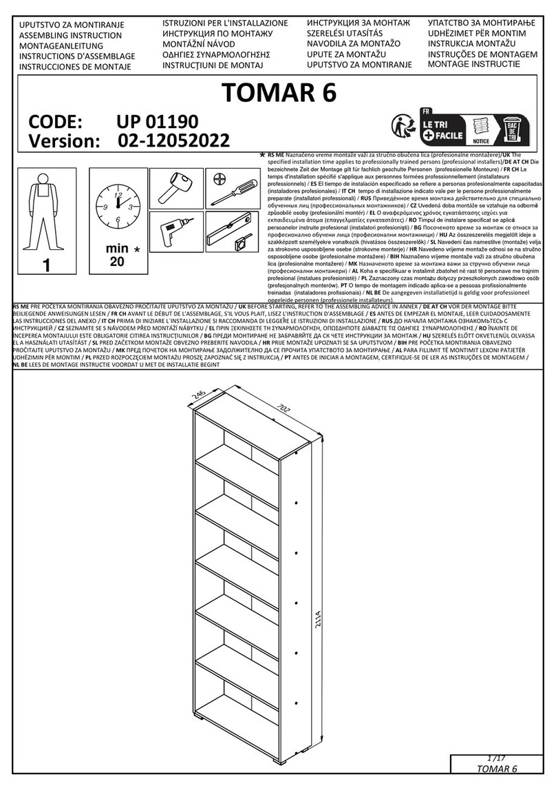 INOSIGN Tomar 6 UP 01190 Assembling Instruction