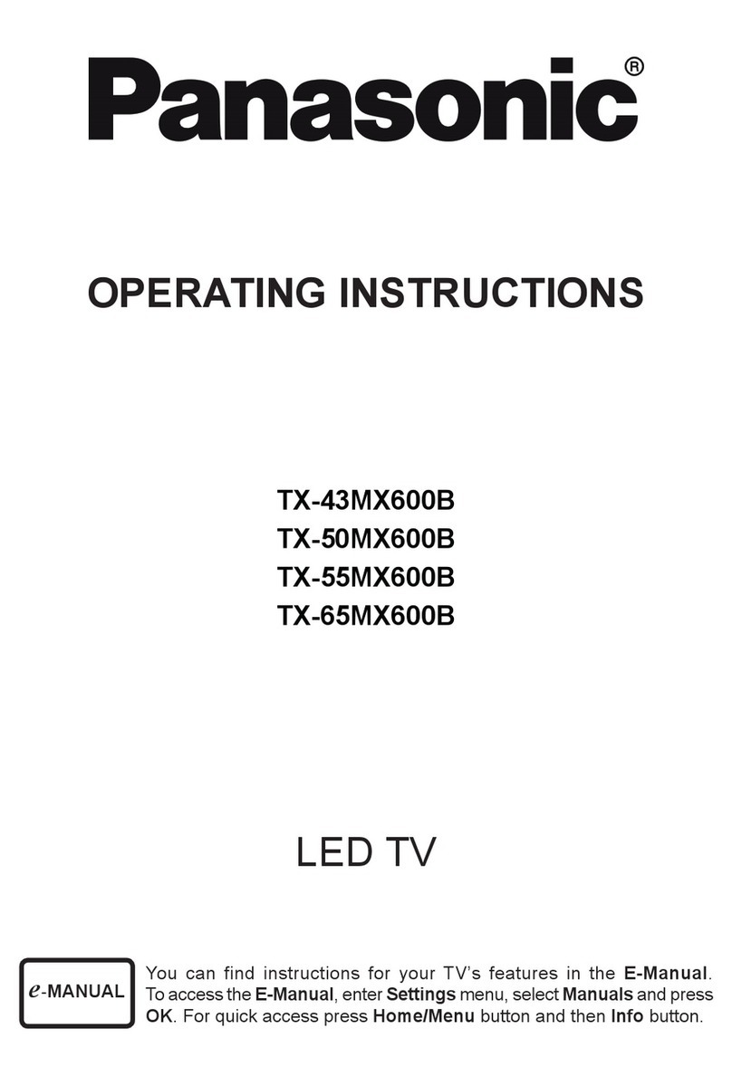 Panasonic TX-43MX600B operating instructions