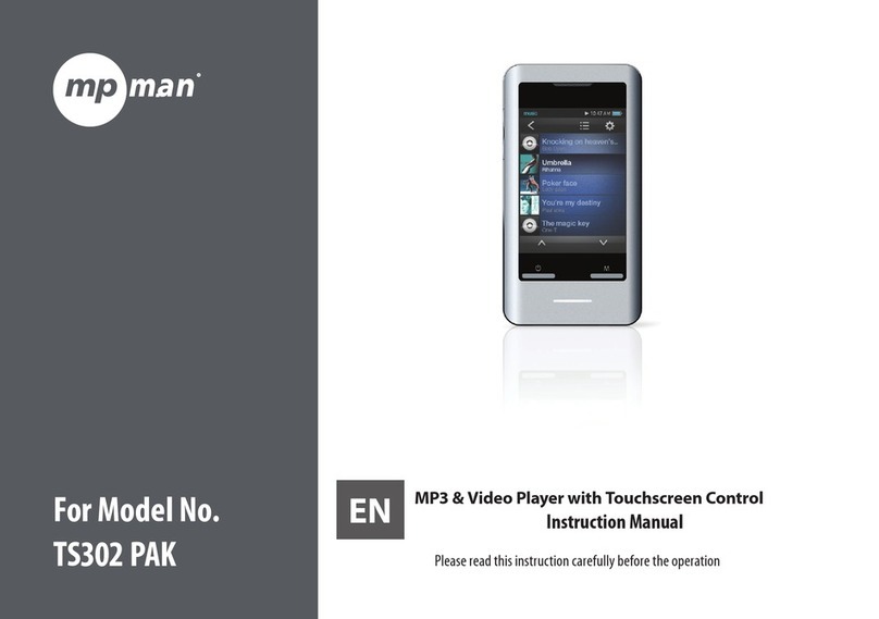 MP-Man TS302 PAK User manual