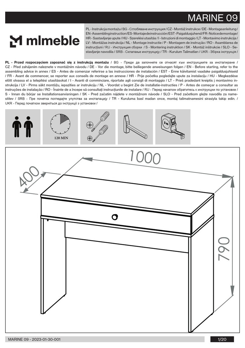 mlmeble MARINE 09 Assembling Instruction