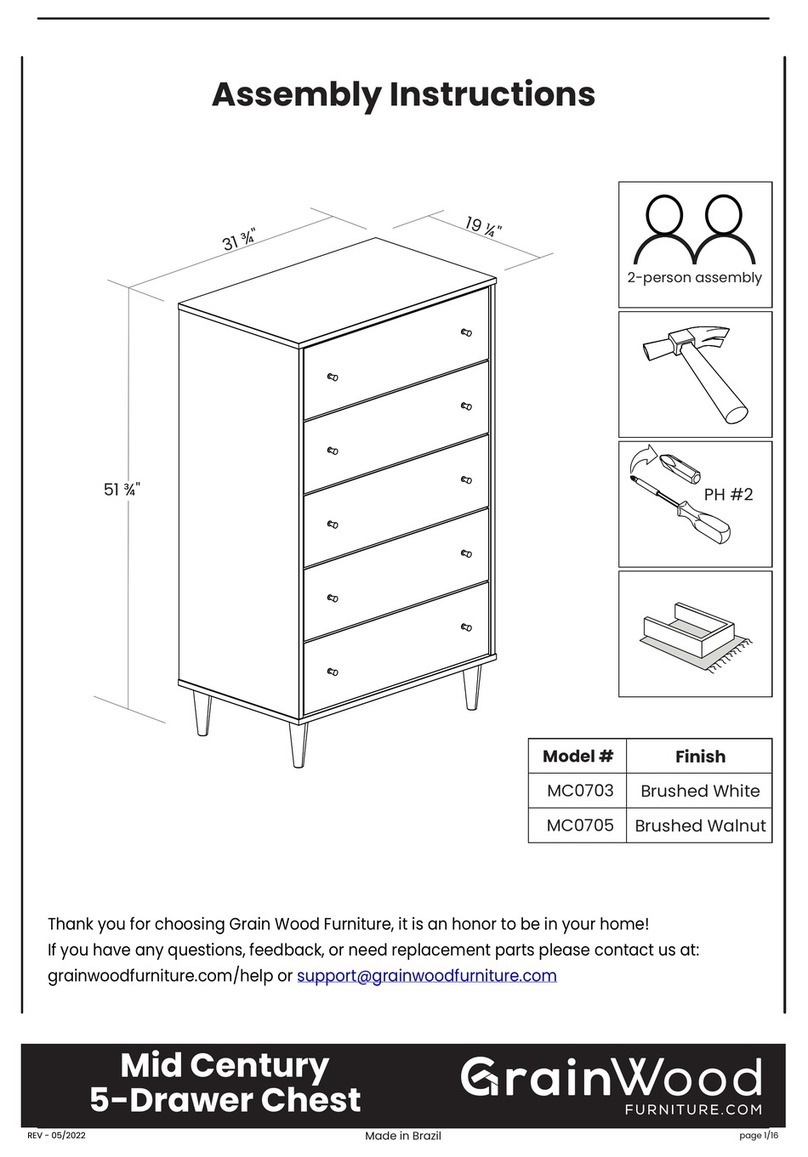 GrainWood MC0703 Assembly instructions