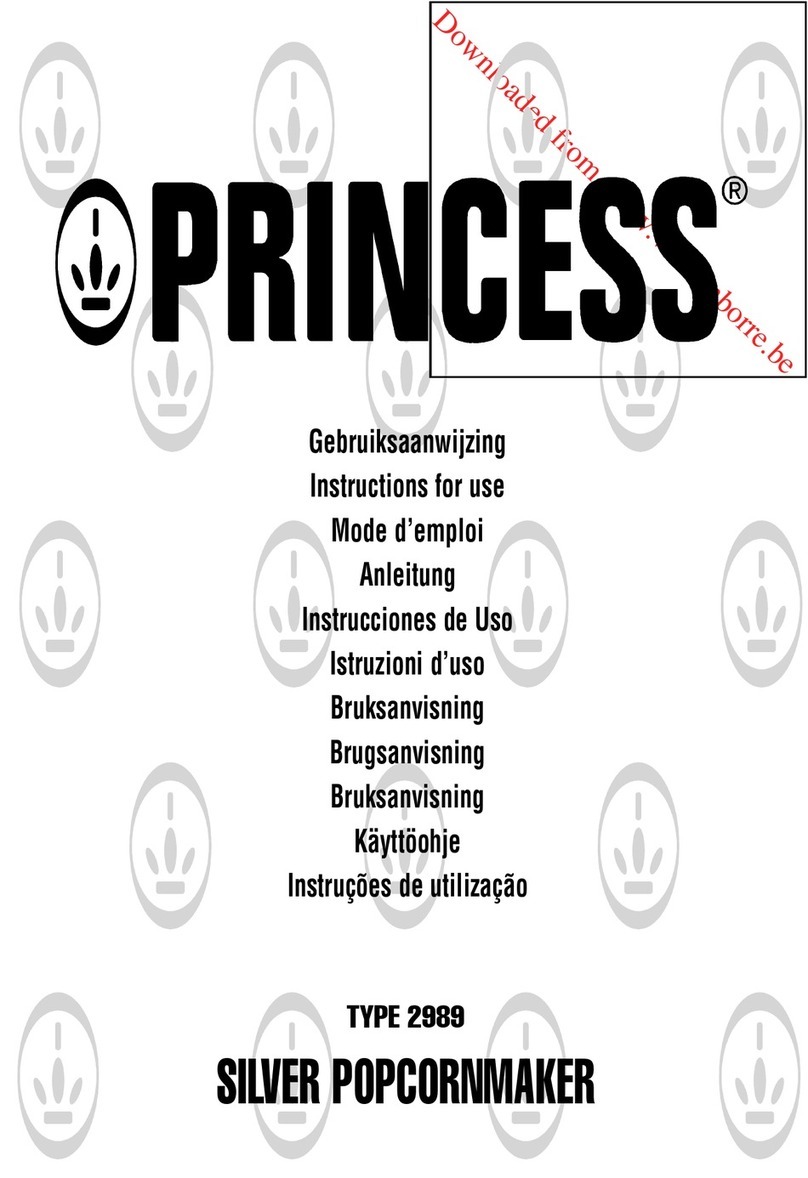 Princess 2989 Instructions for use