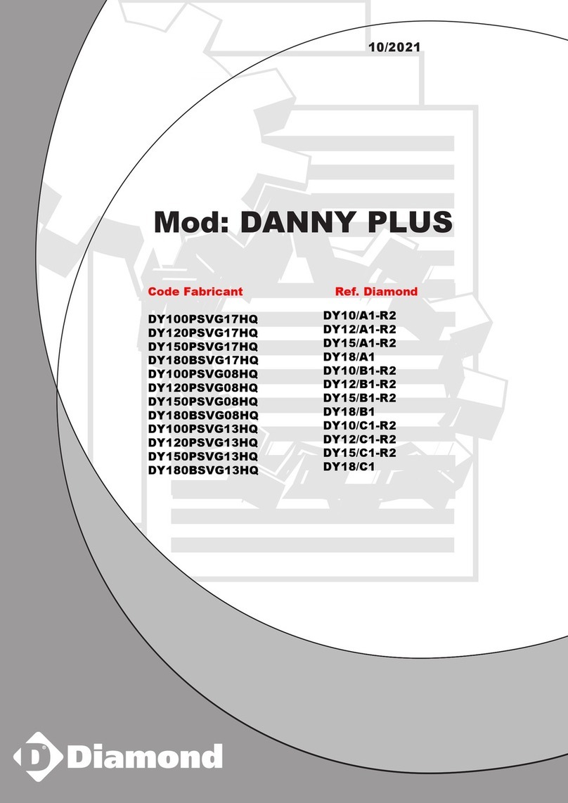 Diamond DANNY PLUS Technical instructions
