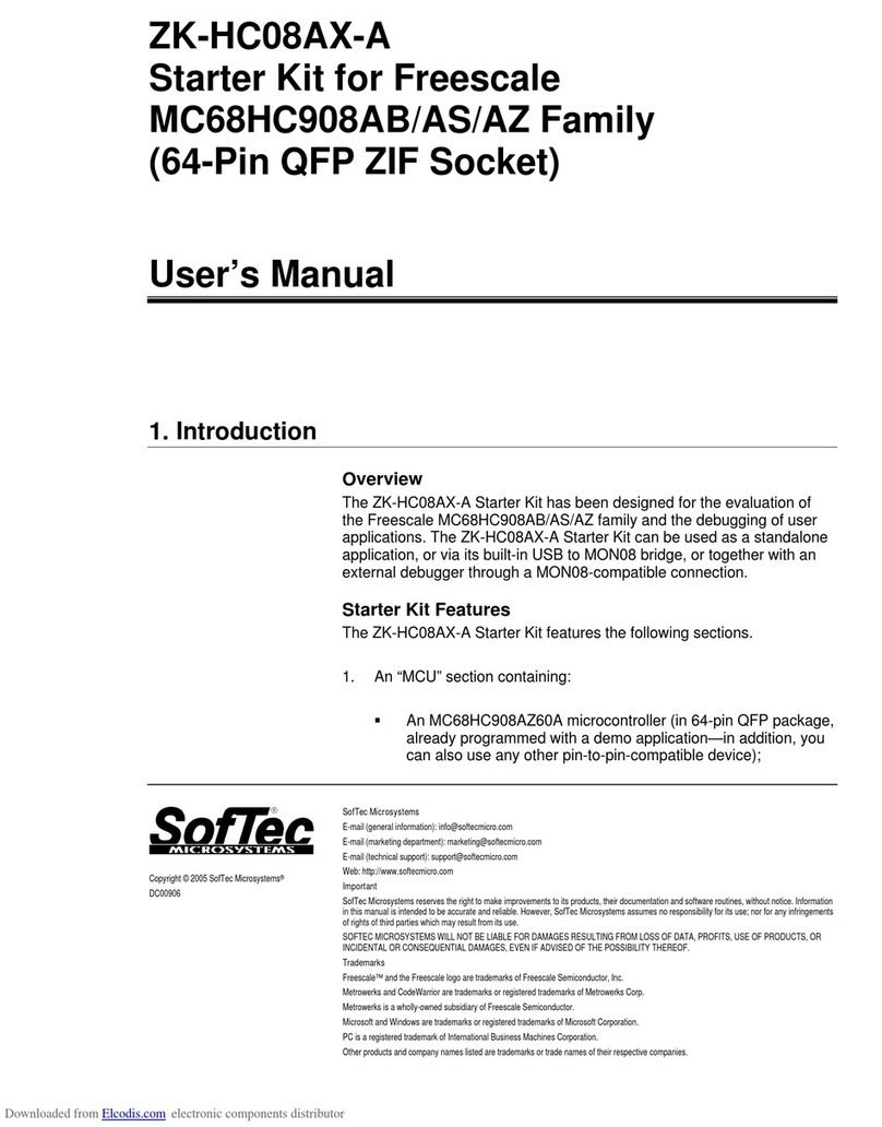 SofTec Microsystems ZK-HC08AX-A User manual