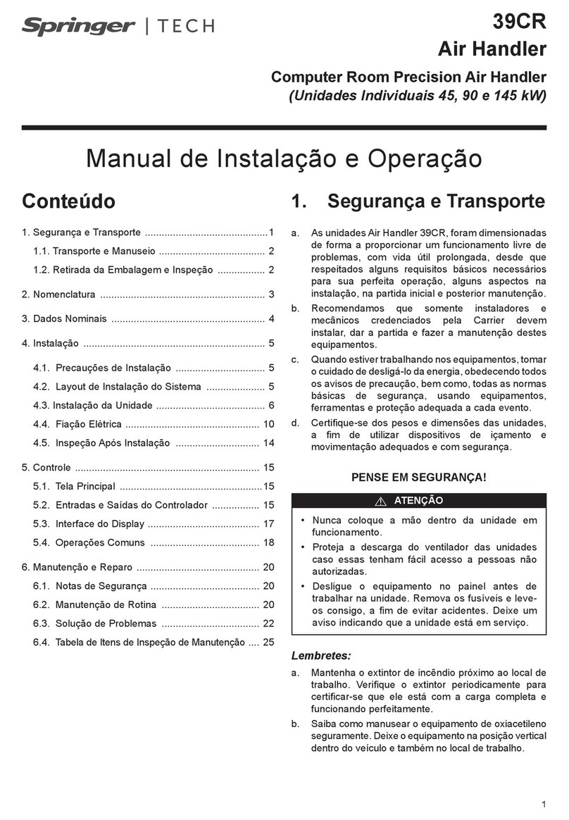 Springer TECH 39CR manual