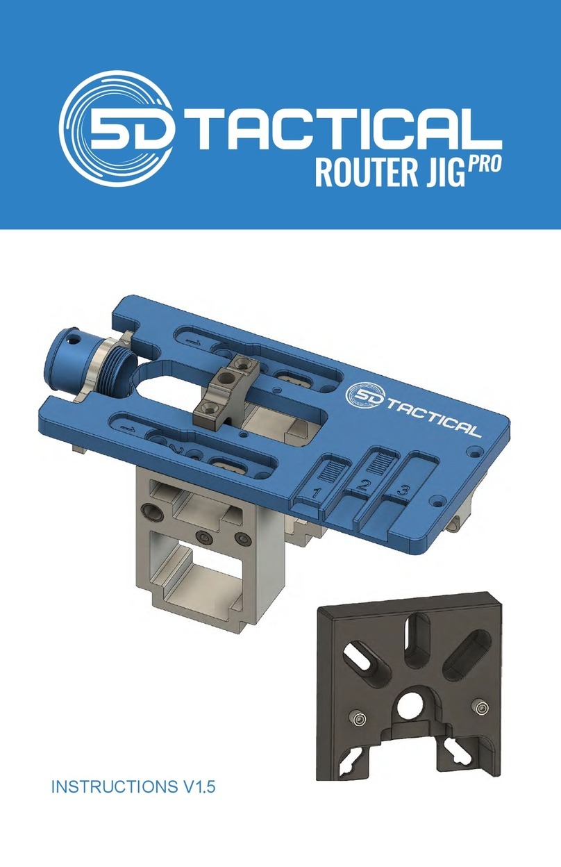 5D TACTICAL Router JigPro instructions