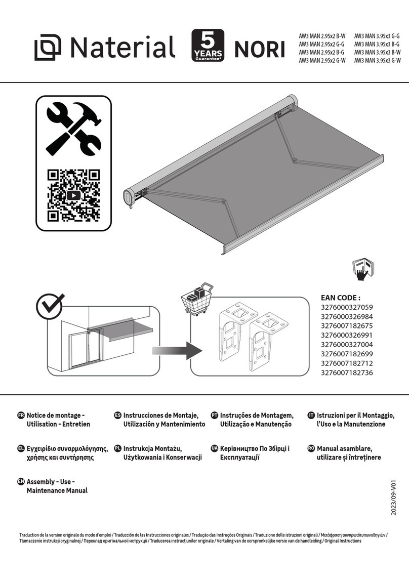 Naterial NORI AW3 MAN 2.95x2 B-W Assembly, Use, Maintenance Manual Naterial NORI AW3 MAN 2.95x2 B-W Assembly, Use, Maintenance Manual