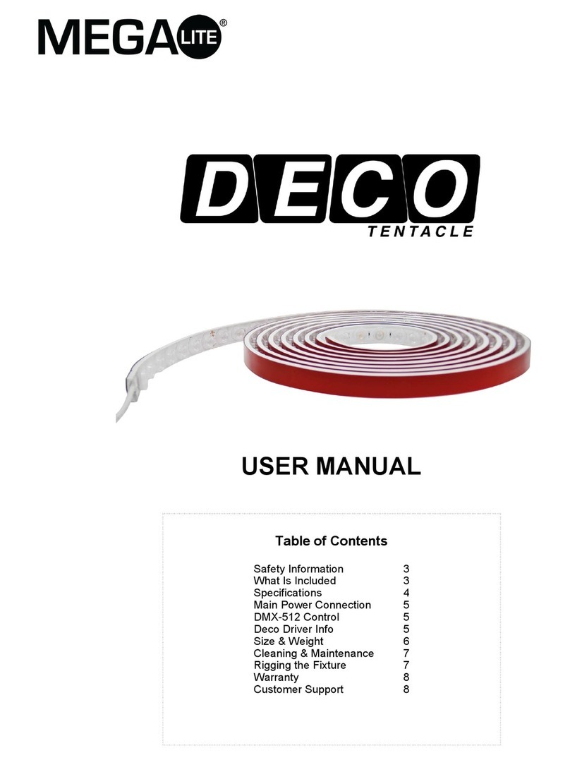 MegaLite DECO TENTACLE user manual