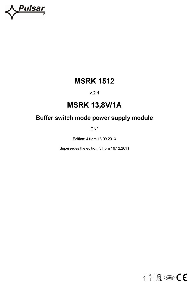Pulsar MSRK 13,8V/1A quick start guide