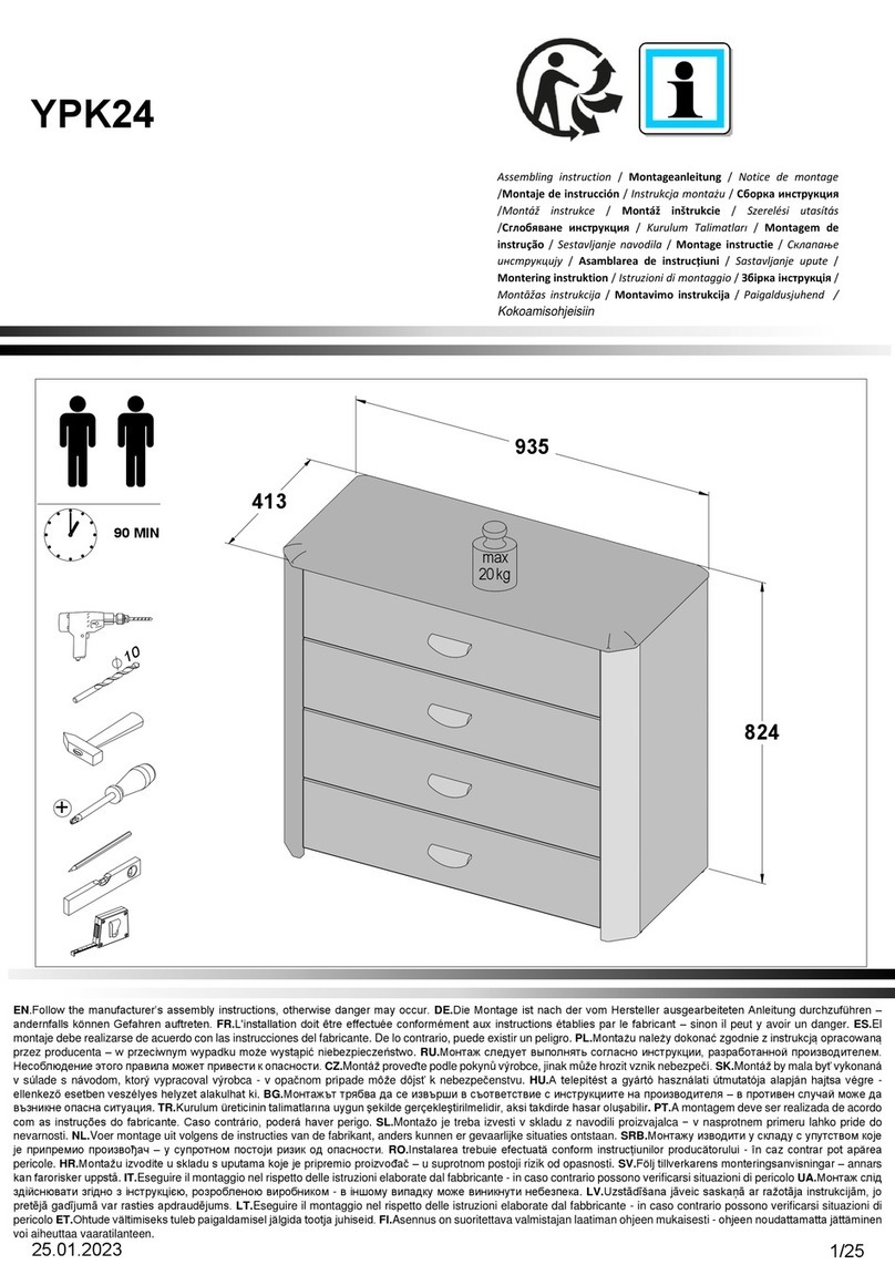 Forte YPK24 Assembling Instruction