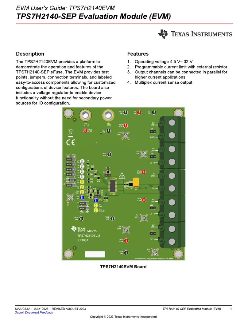 Texas Instruments TPS7H2140-SEP User manual