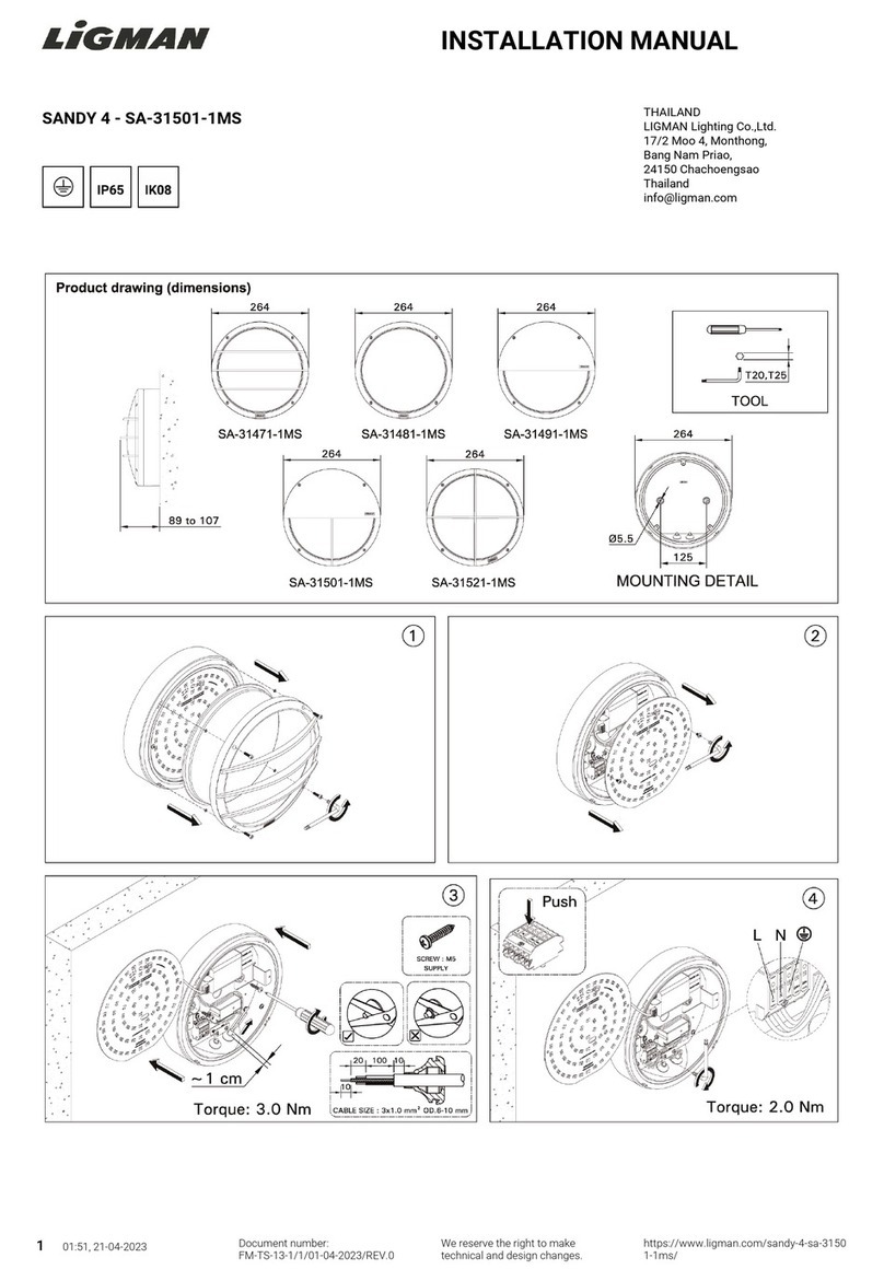 LIGMAN SA-31501-1MS User manual