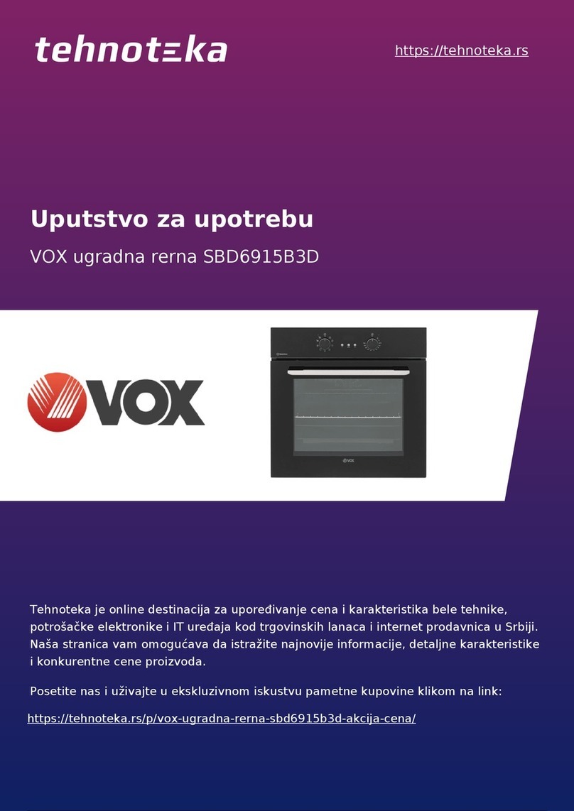 VOX electronics SBD6915B3D User manual