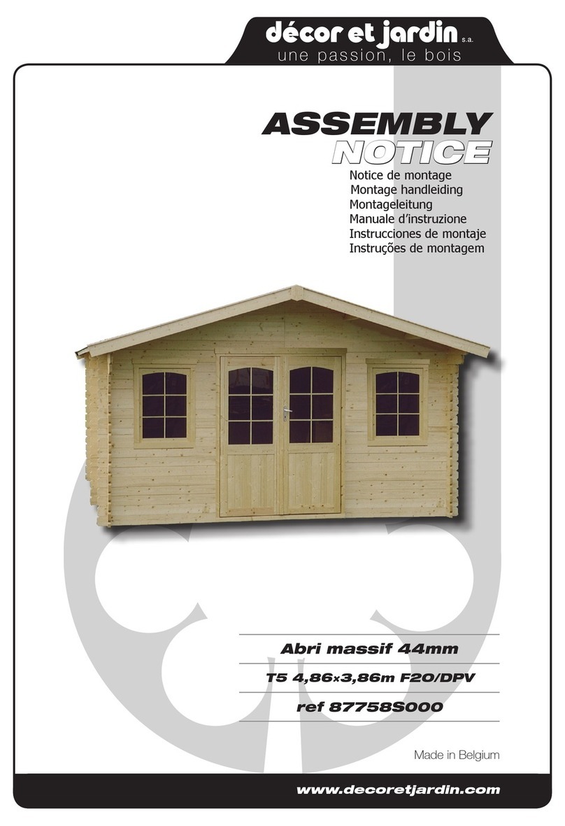 Décor et Jardin 87758S000 Assembly Notice
