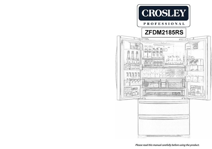 Crosley ZFDM2185RS User manual
