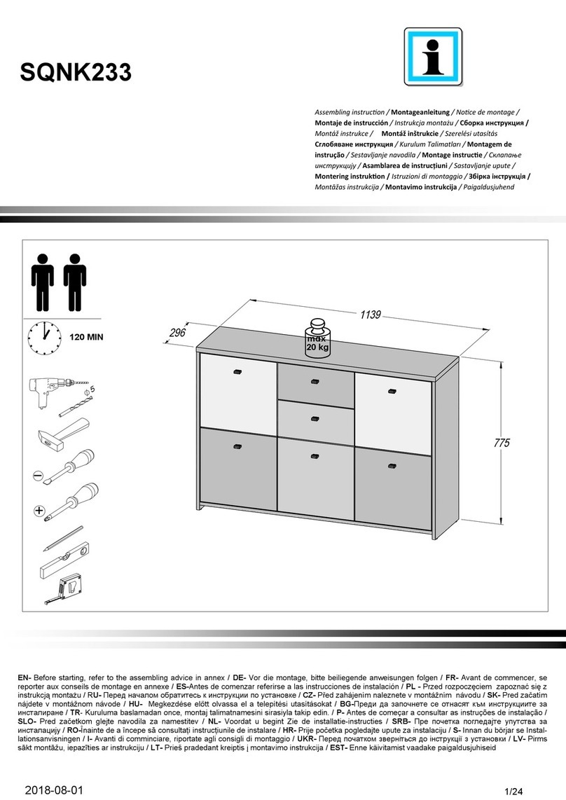 Forte SQNK233 Assembling Instruction
