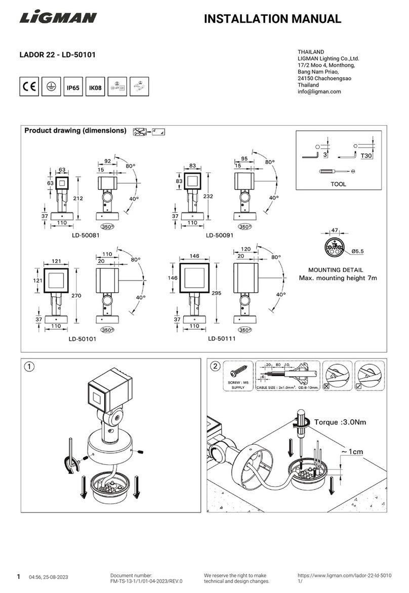 LIGMAN LD-50101 User manual