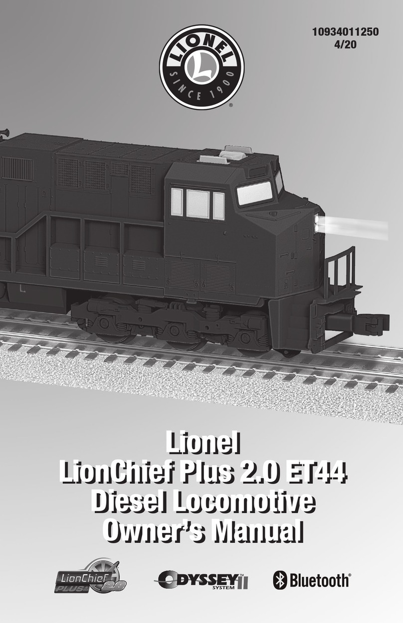 Lionel LionChief Plus 2.0 ET44 User manual