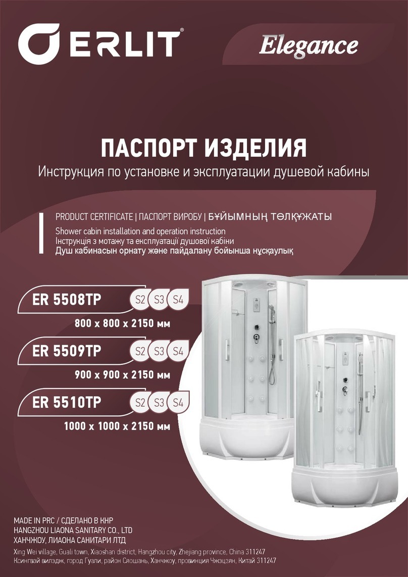 ERLIT Elegance ER 5508TP Installation and operation instruction