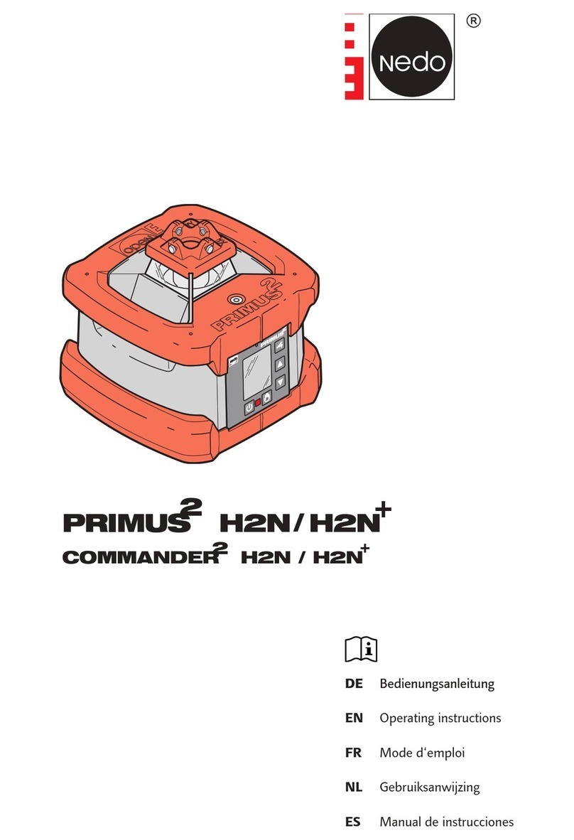 Nedo COMMANDER H2N operating instructions