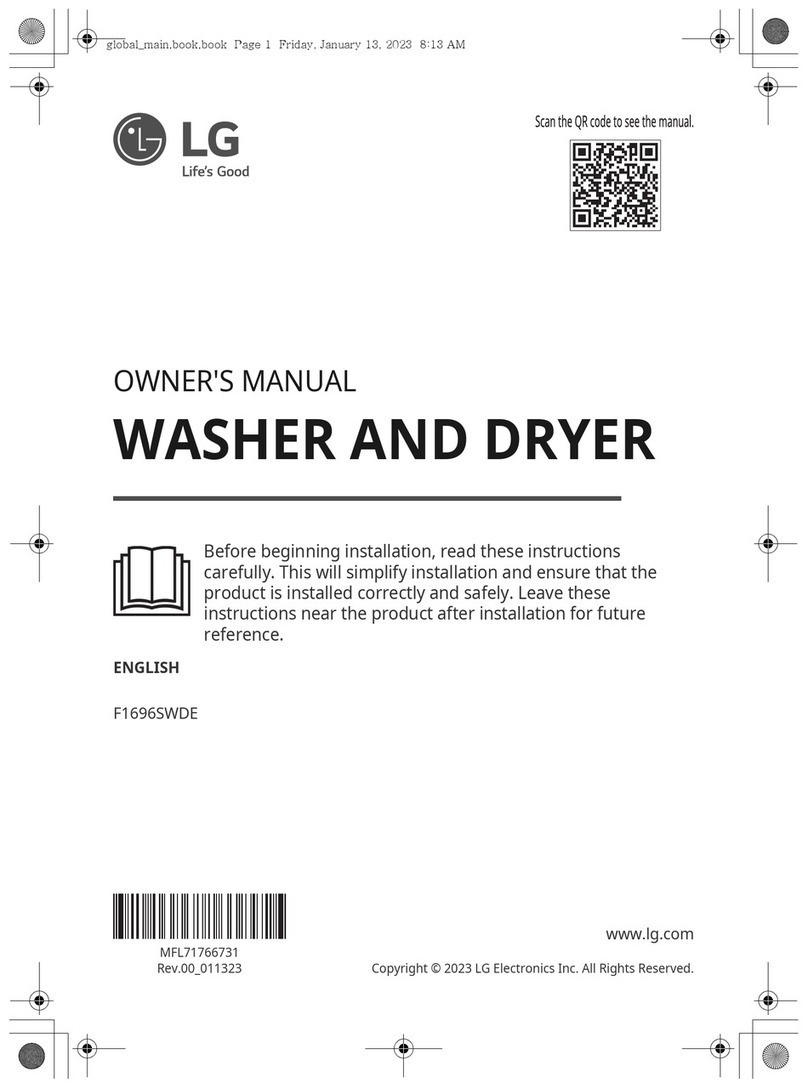 LG F1696SWDE User manual