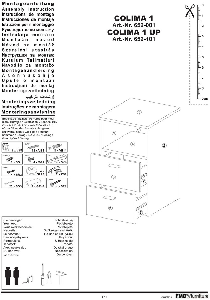 FMD Furniture COLIMA 1 Assembly instruction FMD Furniture COLIMA 1 Assembly instruction