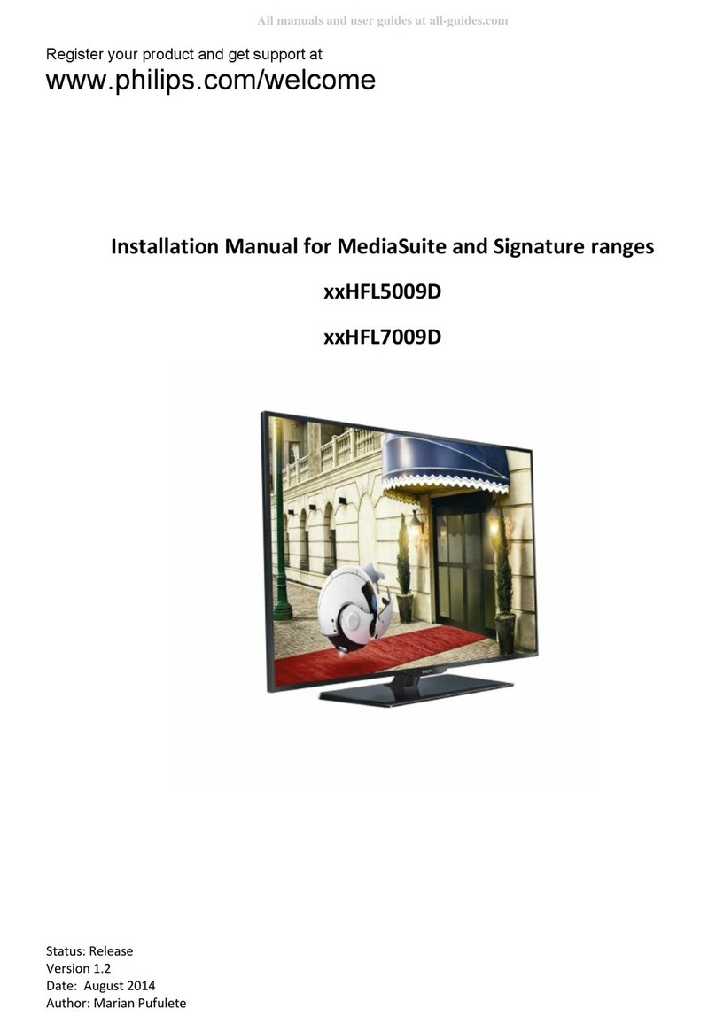 Philips HFL5009D Series User manual